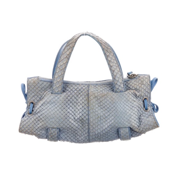 Tod’s Python Mini-Handbag in Slate Blue - Picture 3 of 4